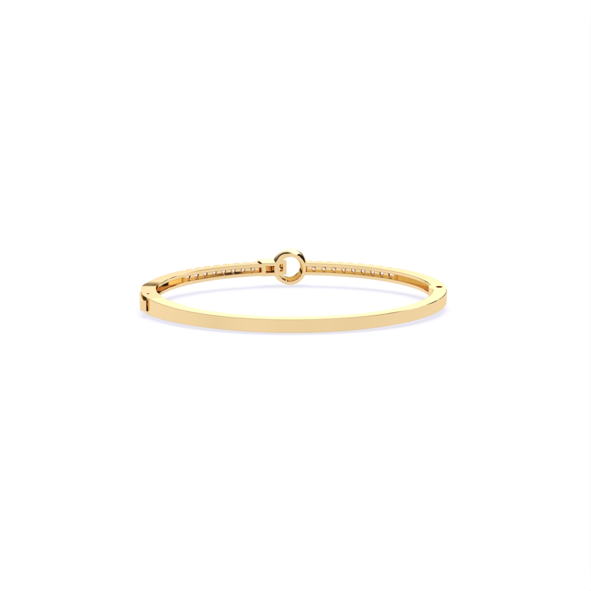 Circle Clasp Diamond Bracelet