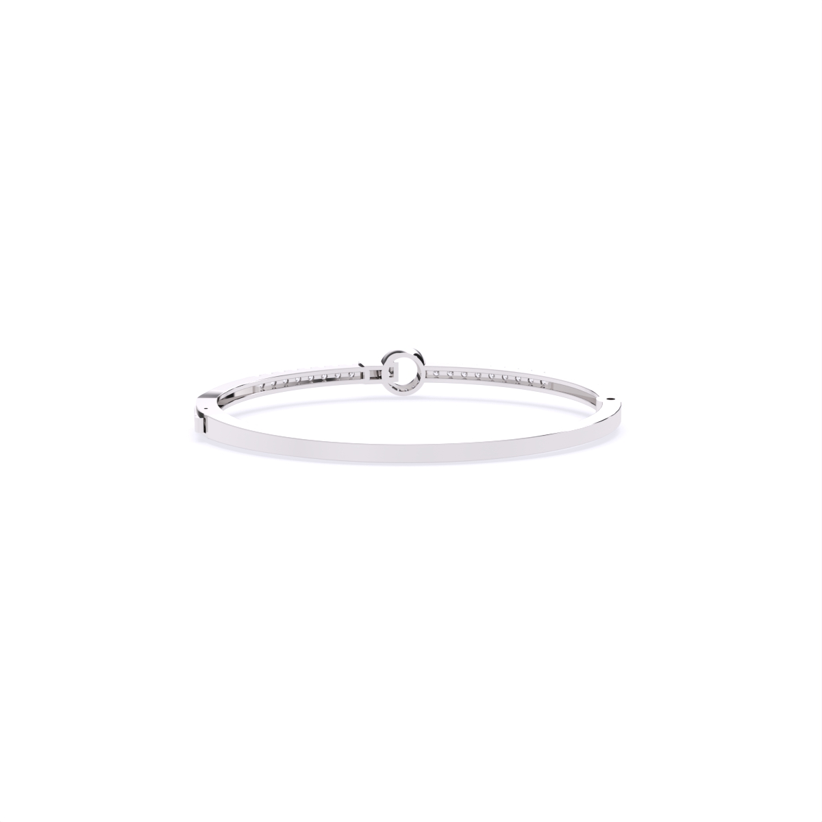 Circle Clasp Diamond Bracelet