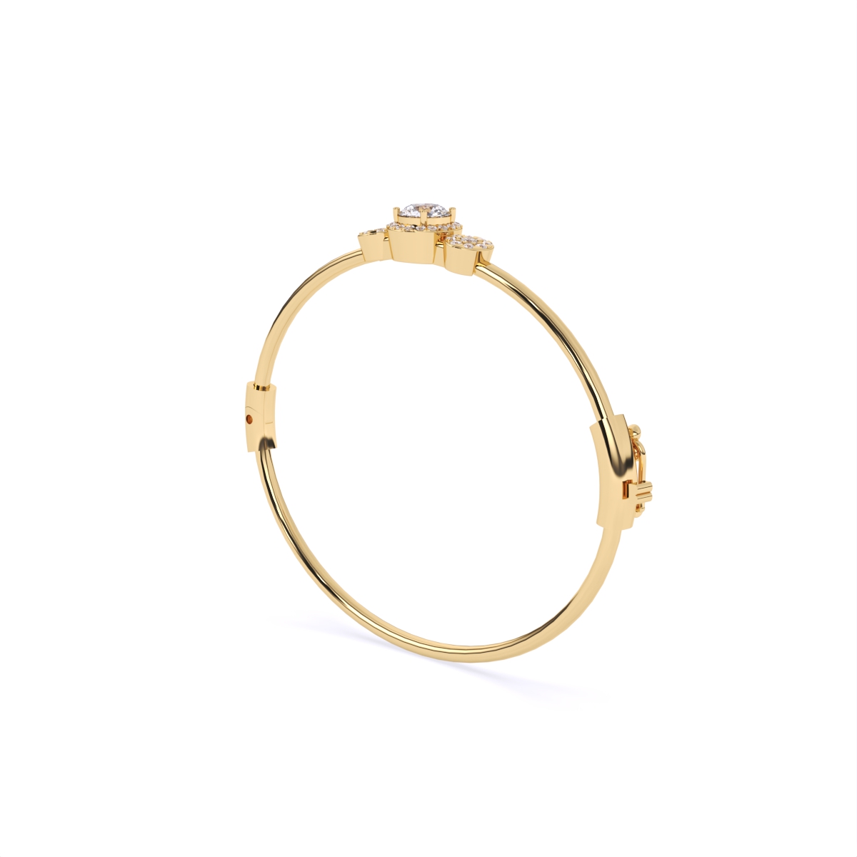 Minimalist Grace Solitaire Bar Diamond Bracelet