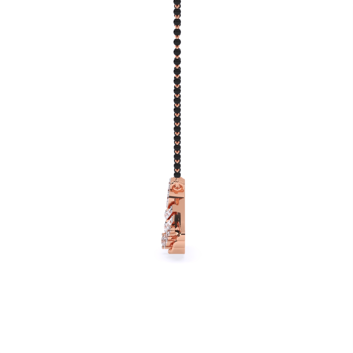 Modern Bell-Cut Style Pendant Mangalsutra