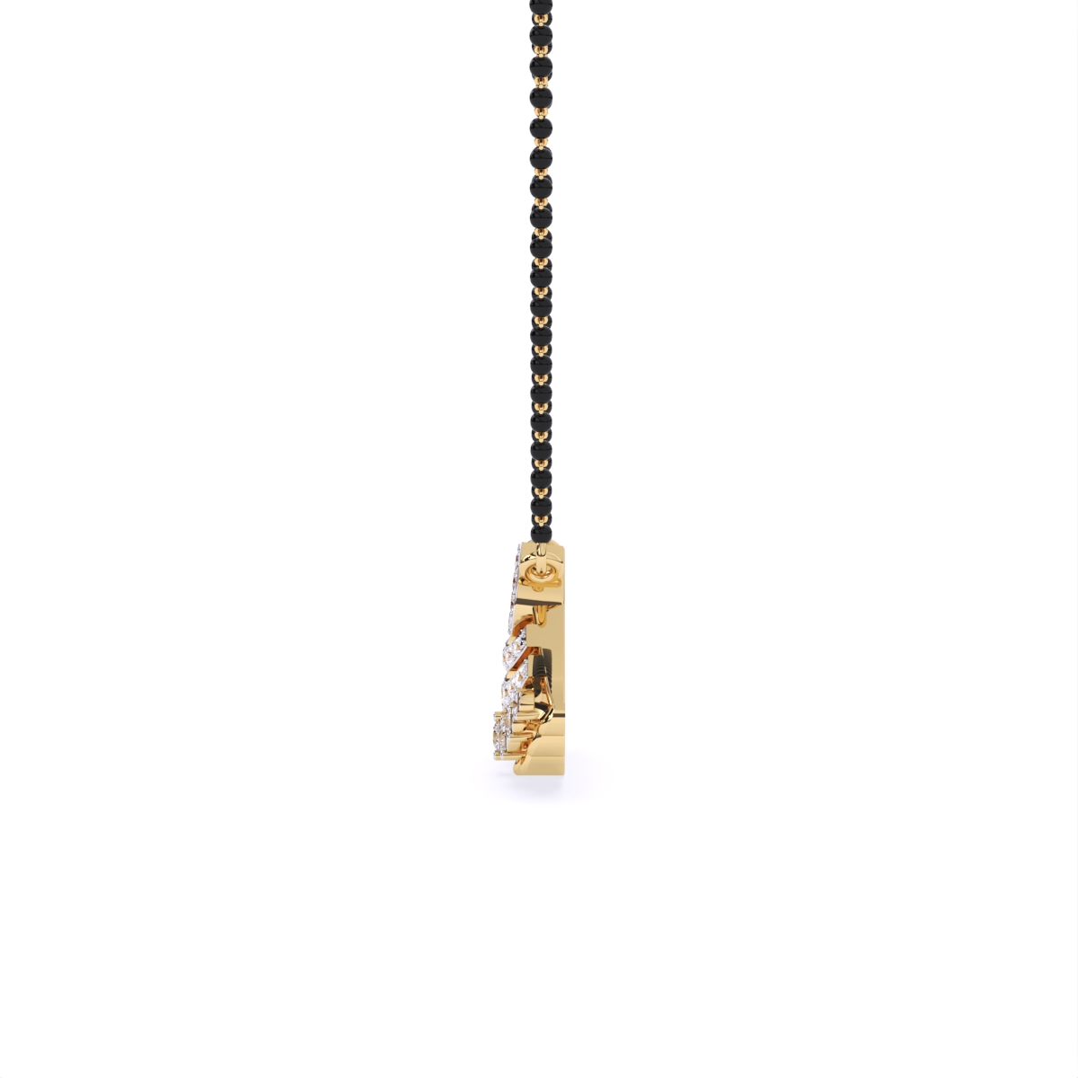Modern Bell-Cut Style Pendant Mangalsutra