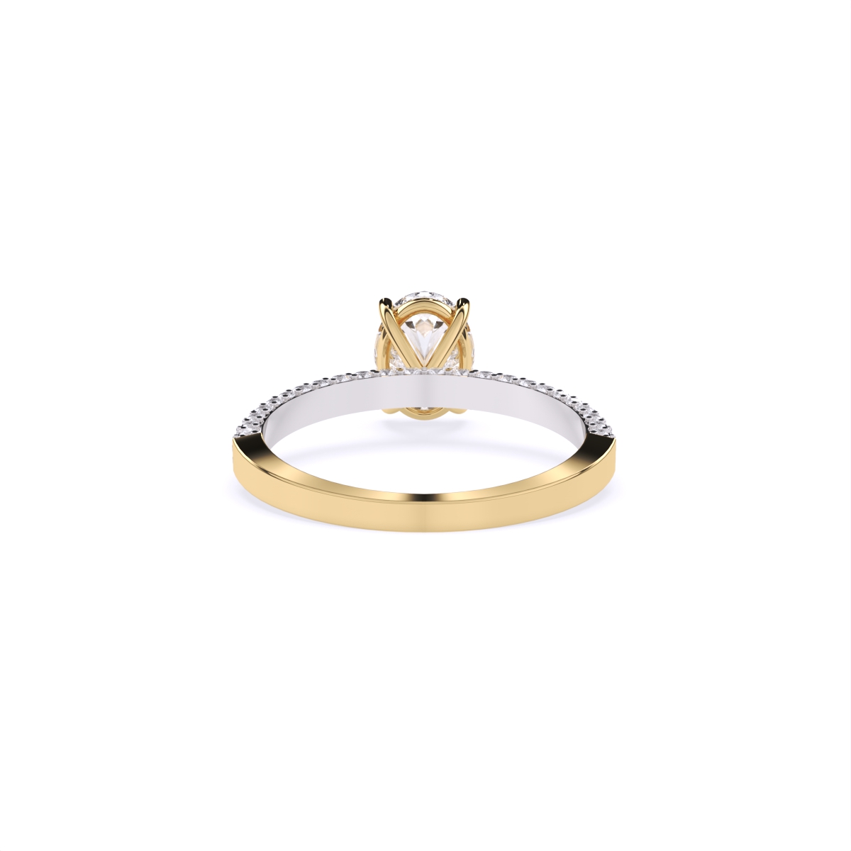 Grand Statement Oval Solitaire Diamond Ring