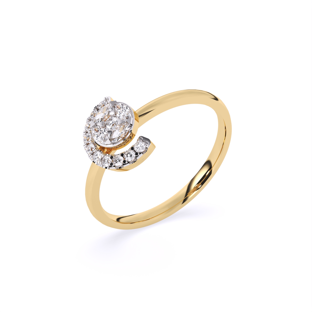Signature Cluster Shine Diamond Ring