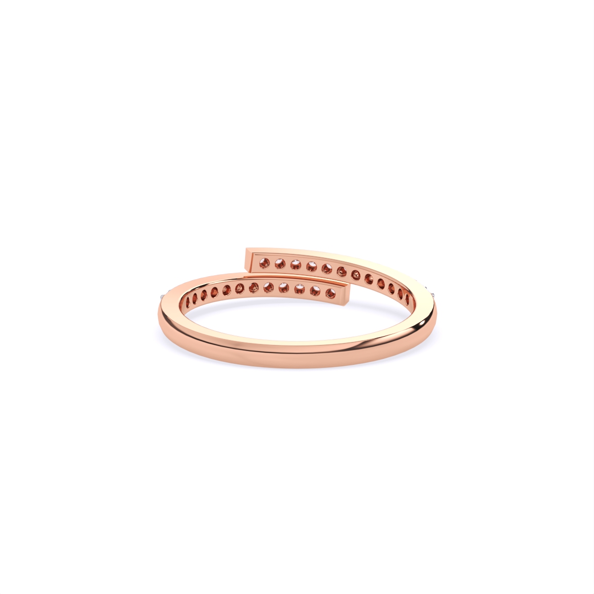 Split Bar Shine Diamond Ring