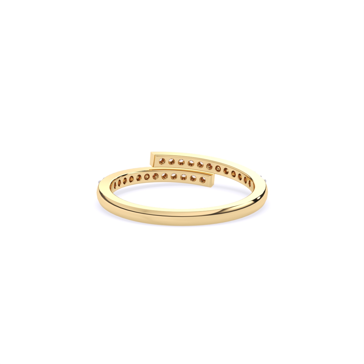 Split Bar Shine Diamond Ring