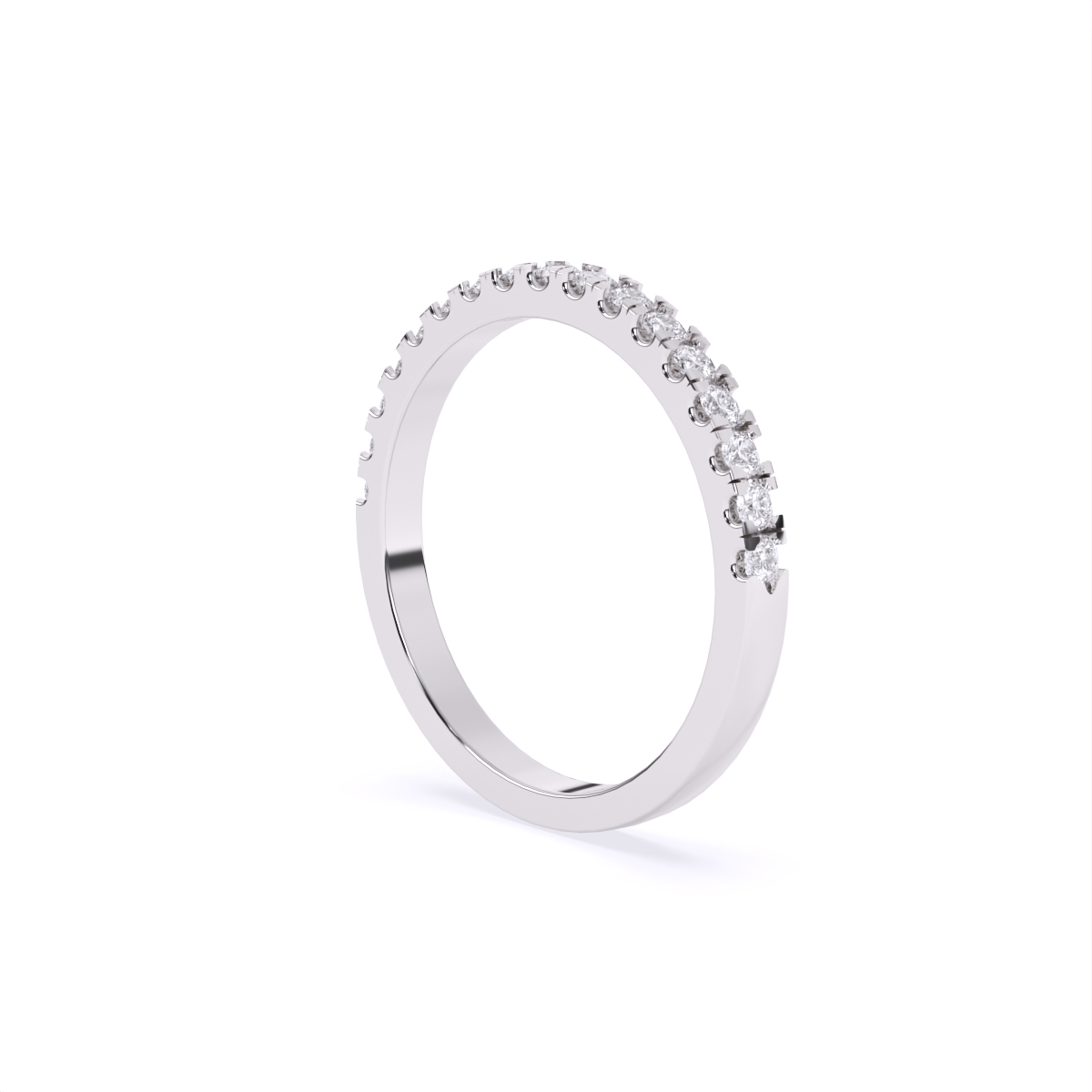 Minimal Look Multi-Diamond Band Ring