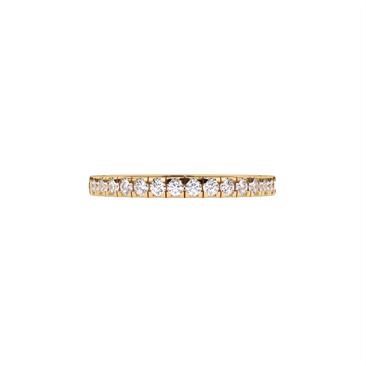 Minimal Look Multi-Diamond Band Ring