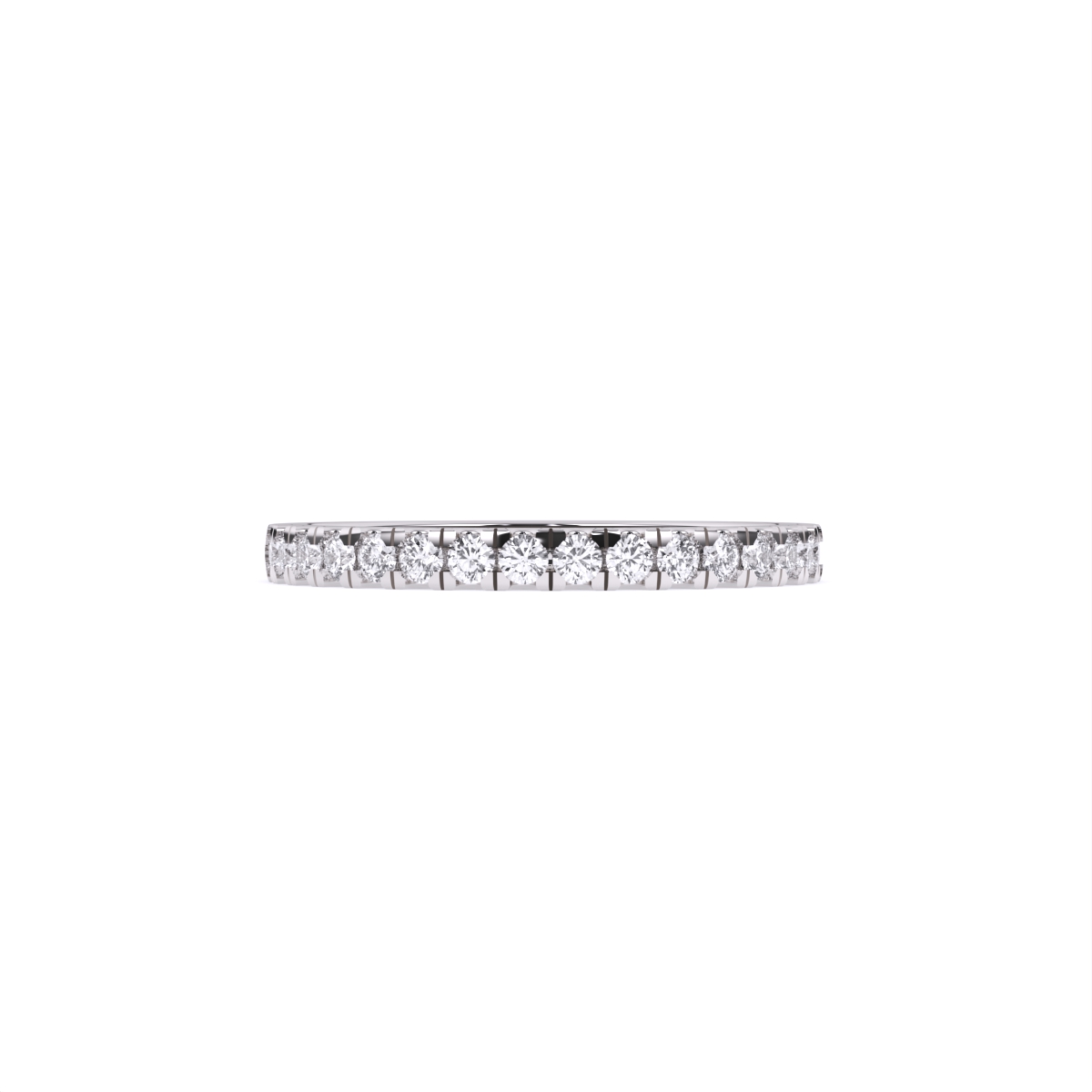 Minimal Look Multi-Diamond Band Ring