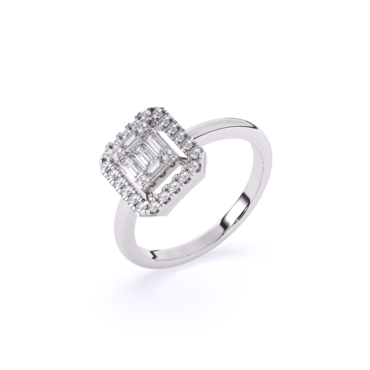 Everyday Wear Small Shape Diamond Ring