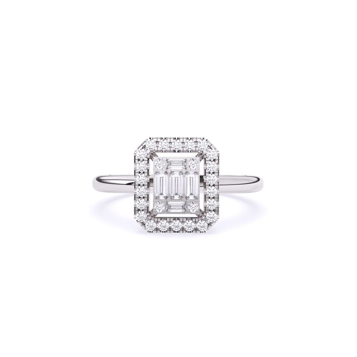 Everyday Wear Small Shape Diamond Ring