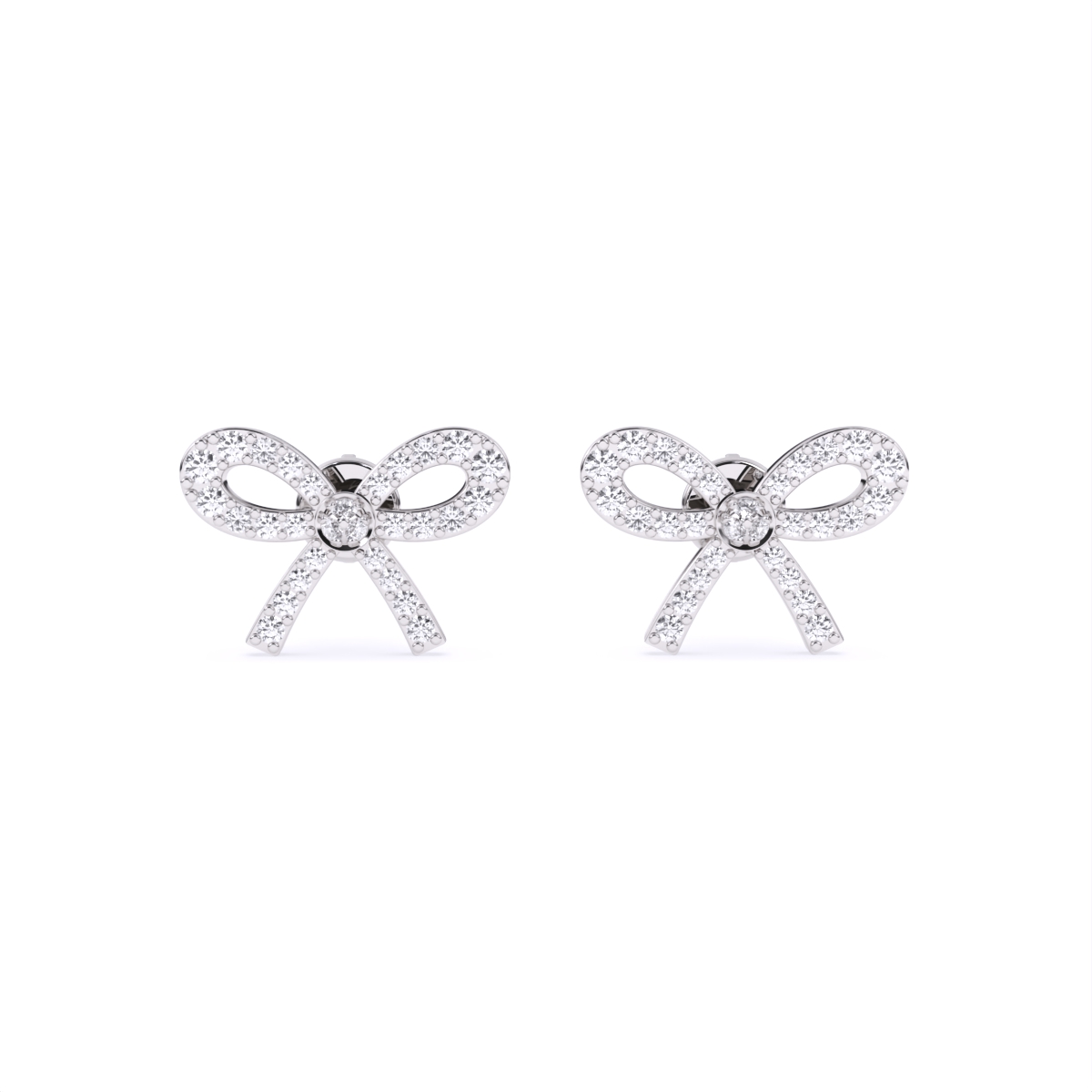 Elegant Diamond Bow Knot Tops