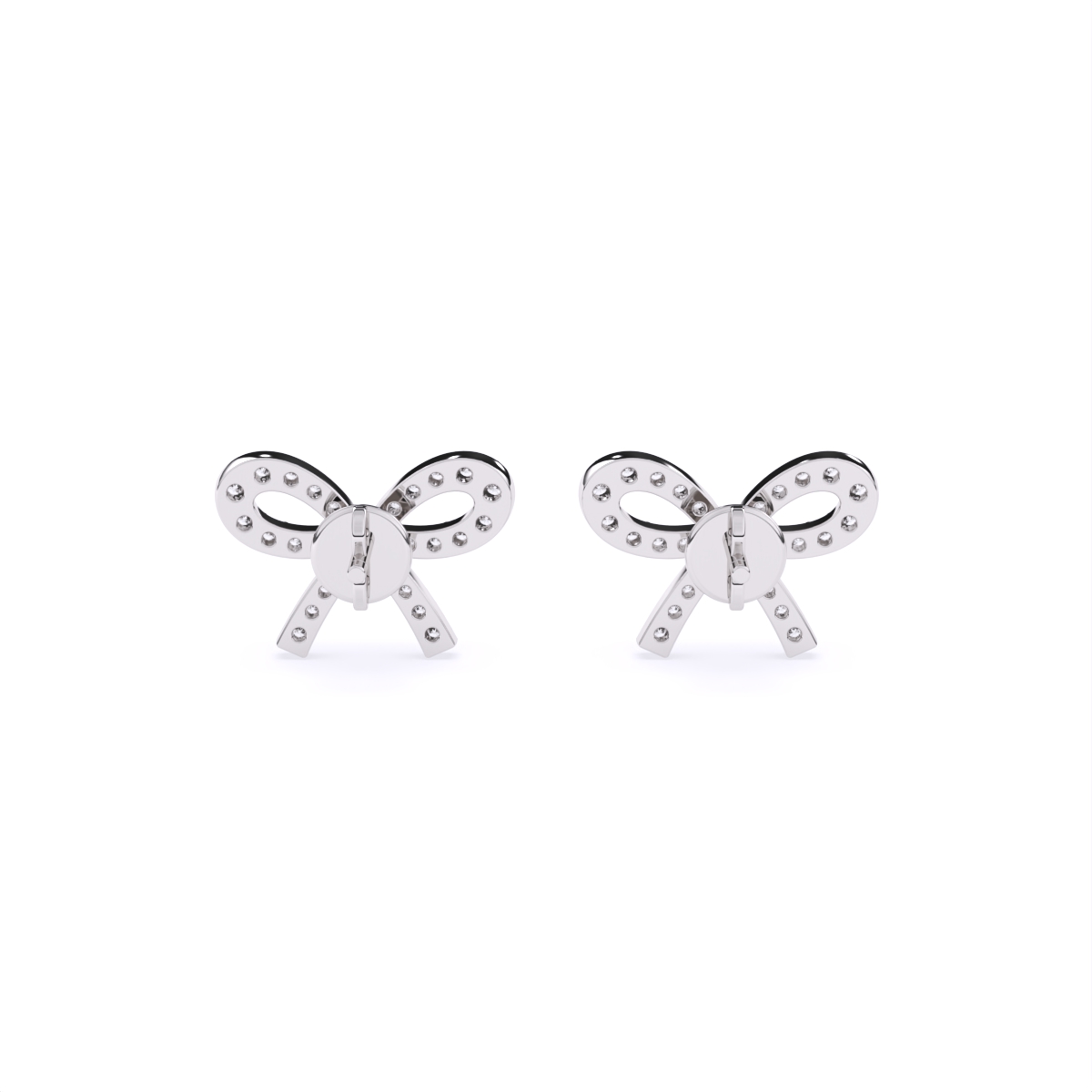 Elegant Diamond Bow Knot Tops
