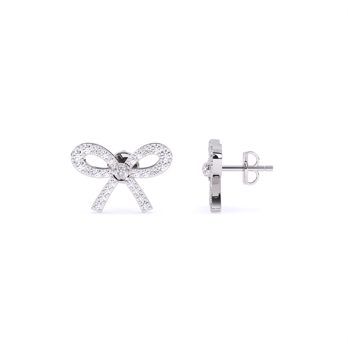 Elegant Diamond Bow Knot Tops
