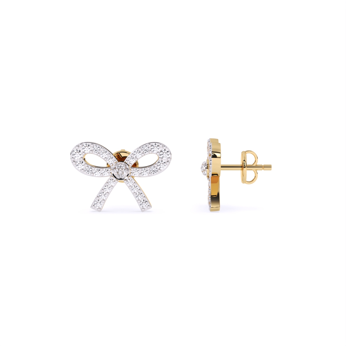 Elegant Diamond Bow Knot Tops