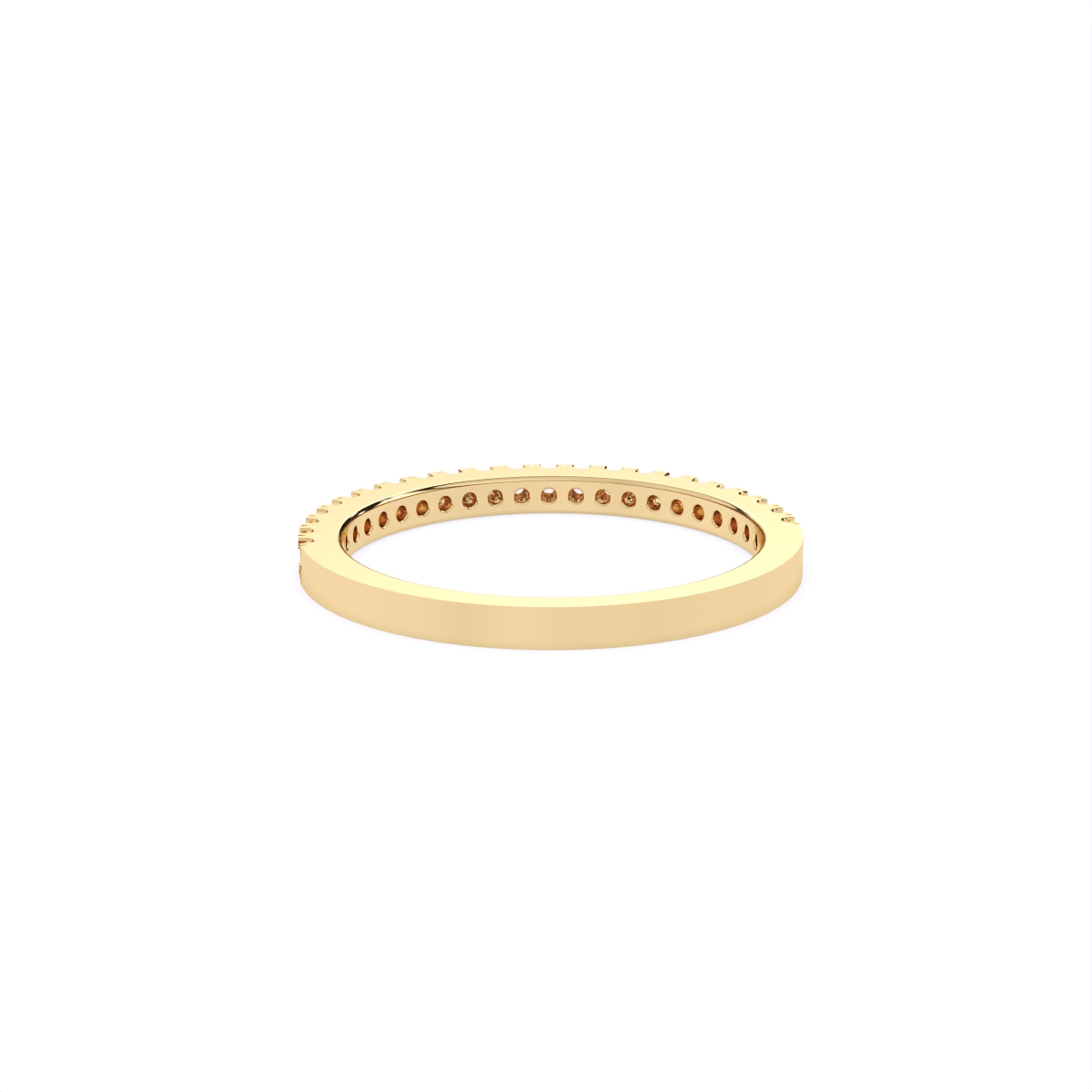 Dainty Diamond Row Band Ring