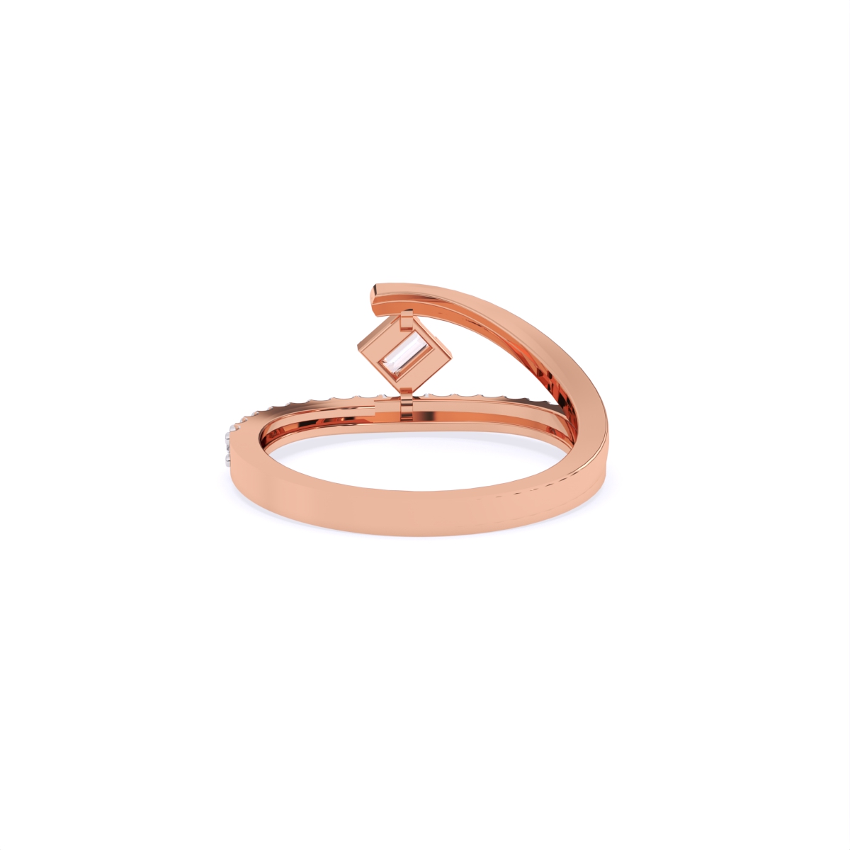 Twin Flow Diamond Cluster Ring