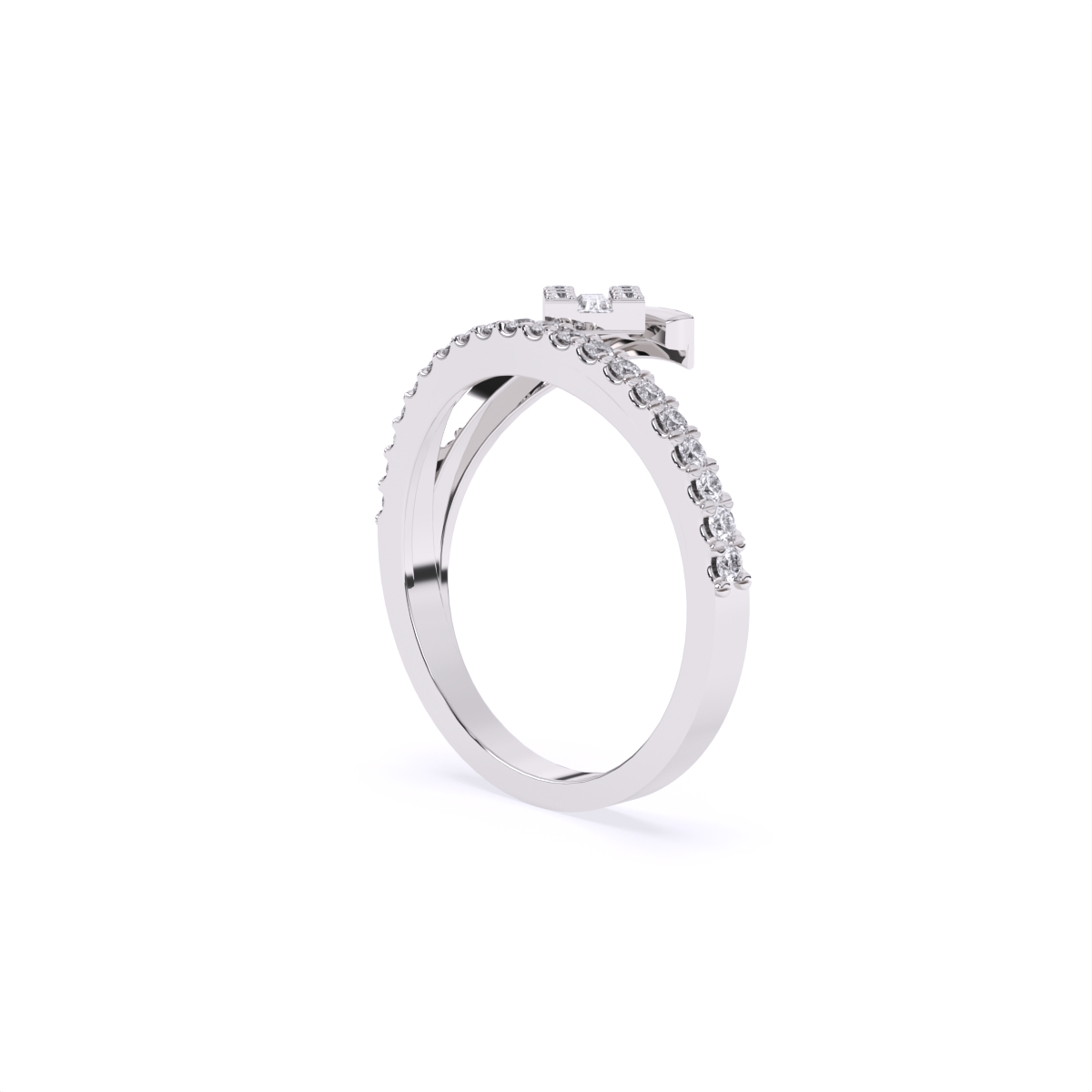 Twin Flow Diamond Cluster Ring