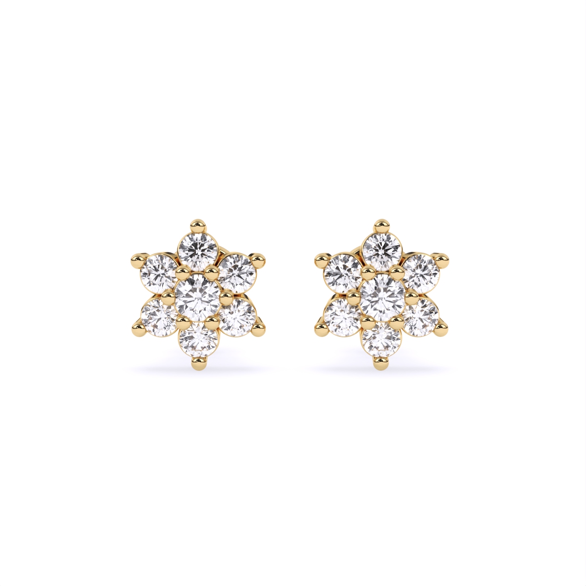 Galaxy Shine Diamond Star Studs