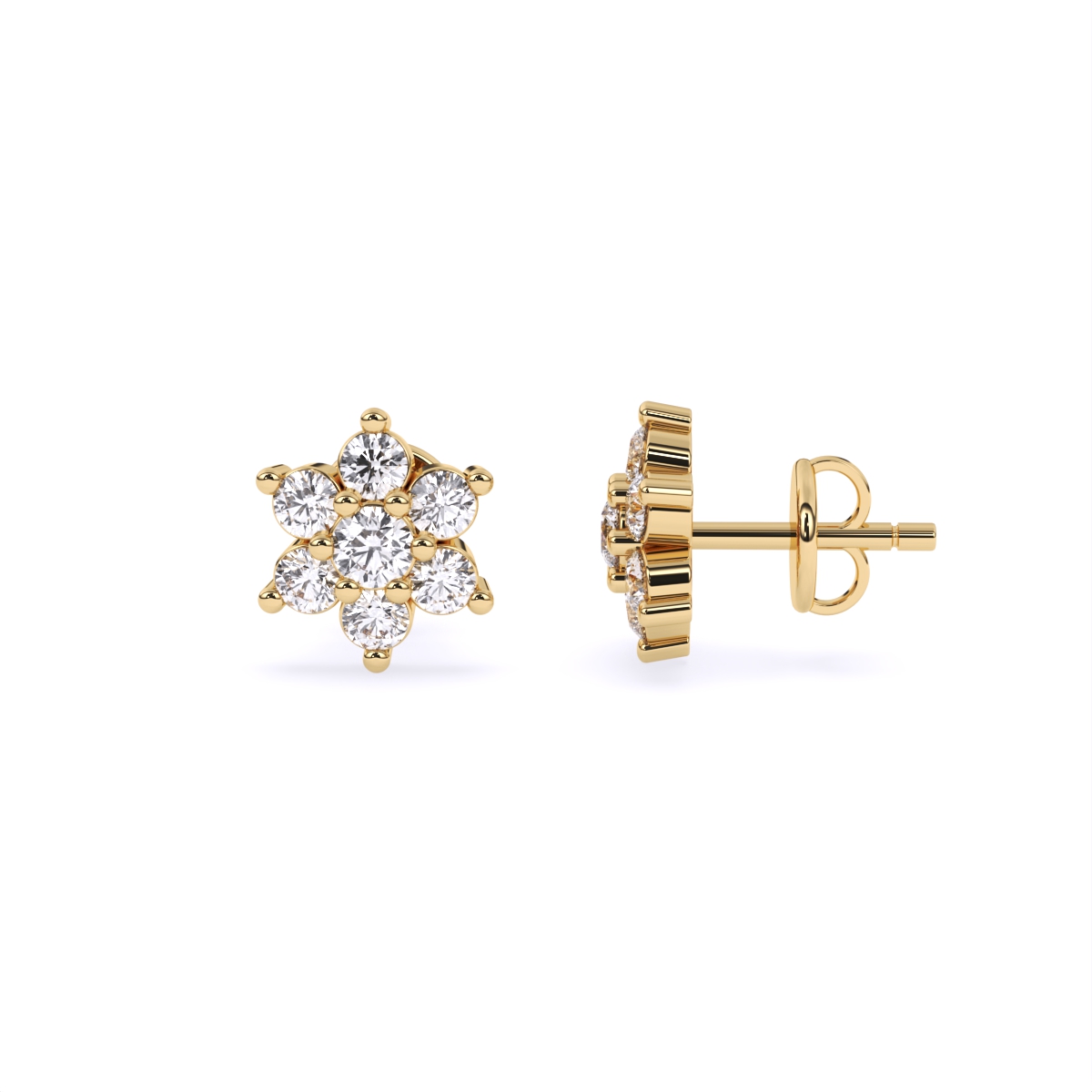 Galaxy Shine Diamond Star Studs