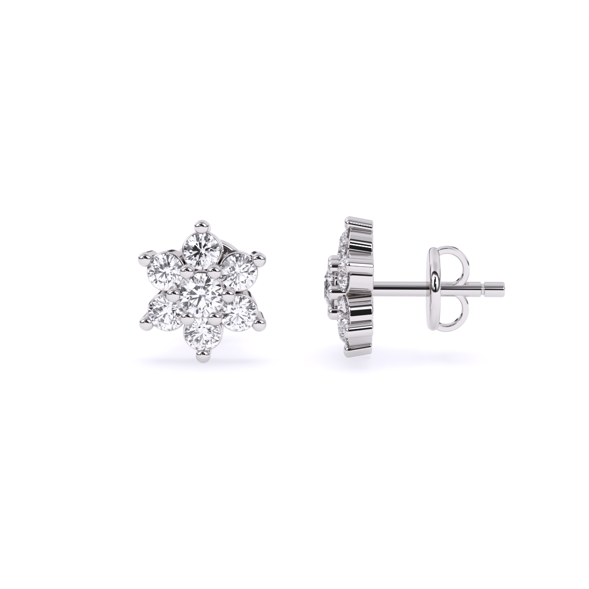 Galaxy Shine Diamond Star Studs