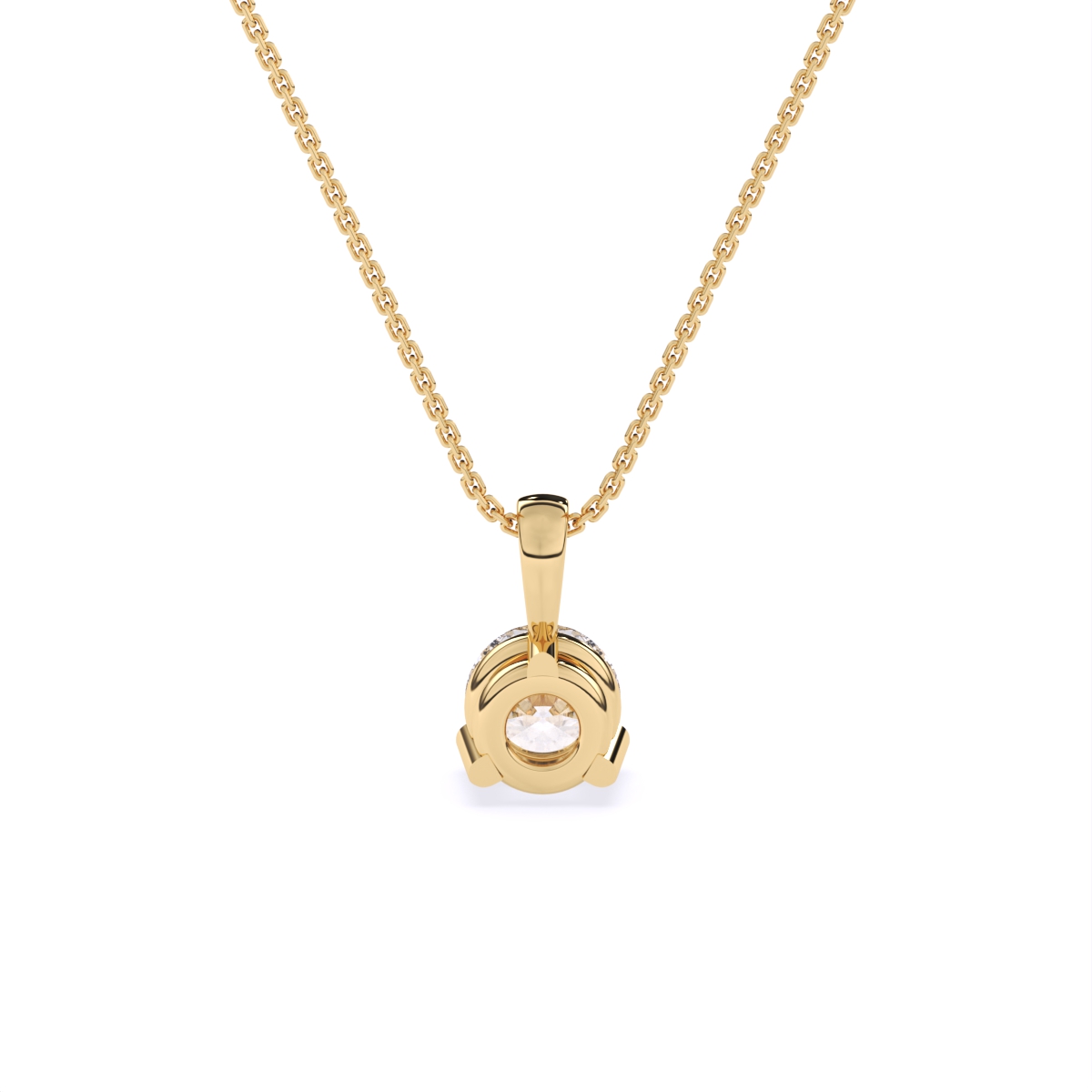 Pure Glow Solitaire Pendant