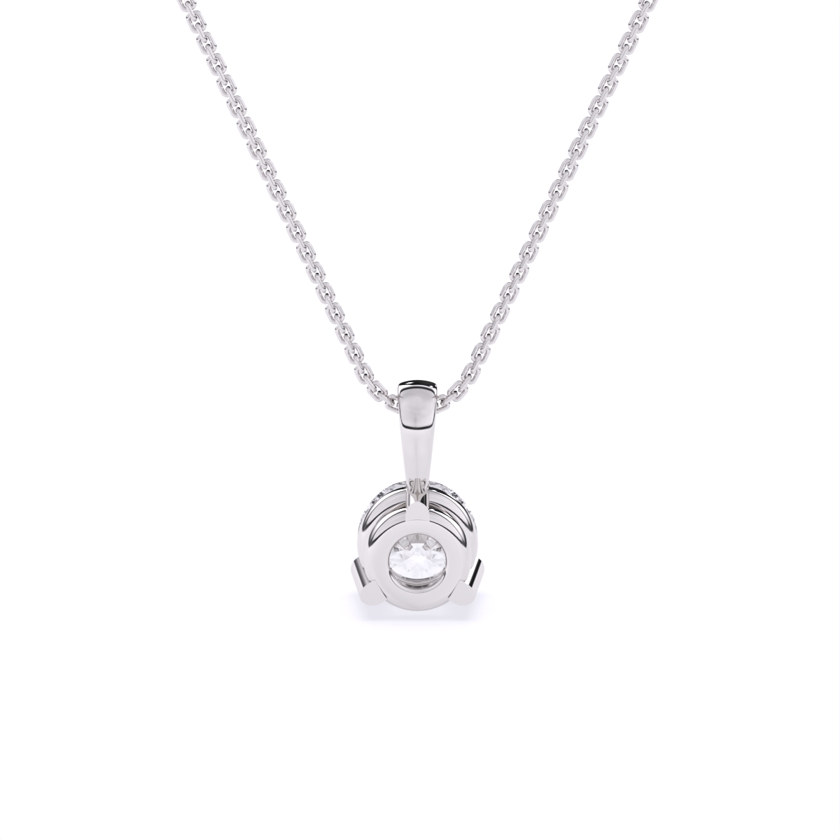 Pure Glow Solitaire Pendant