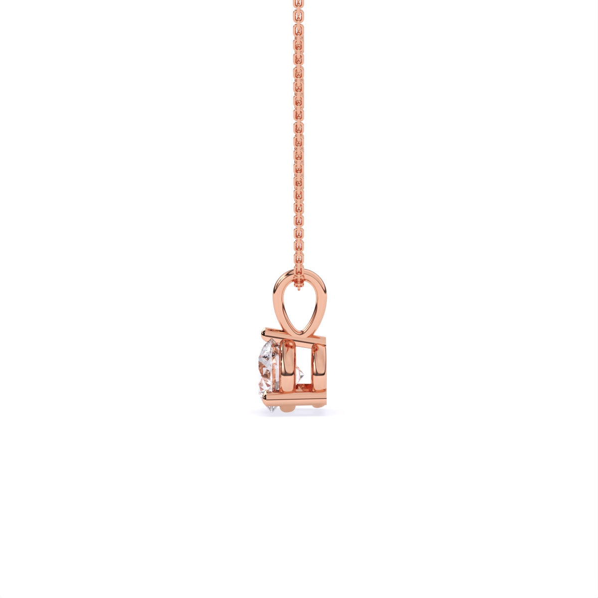 Pure Glow Solitaire Pendant