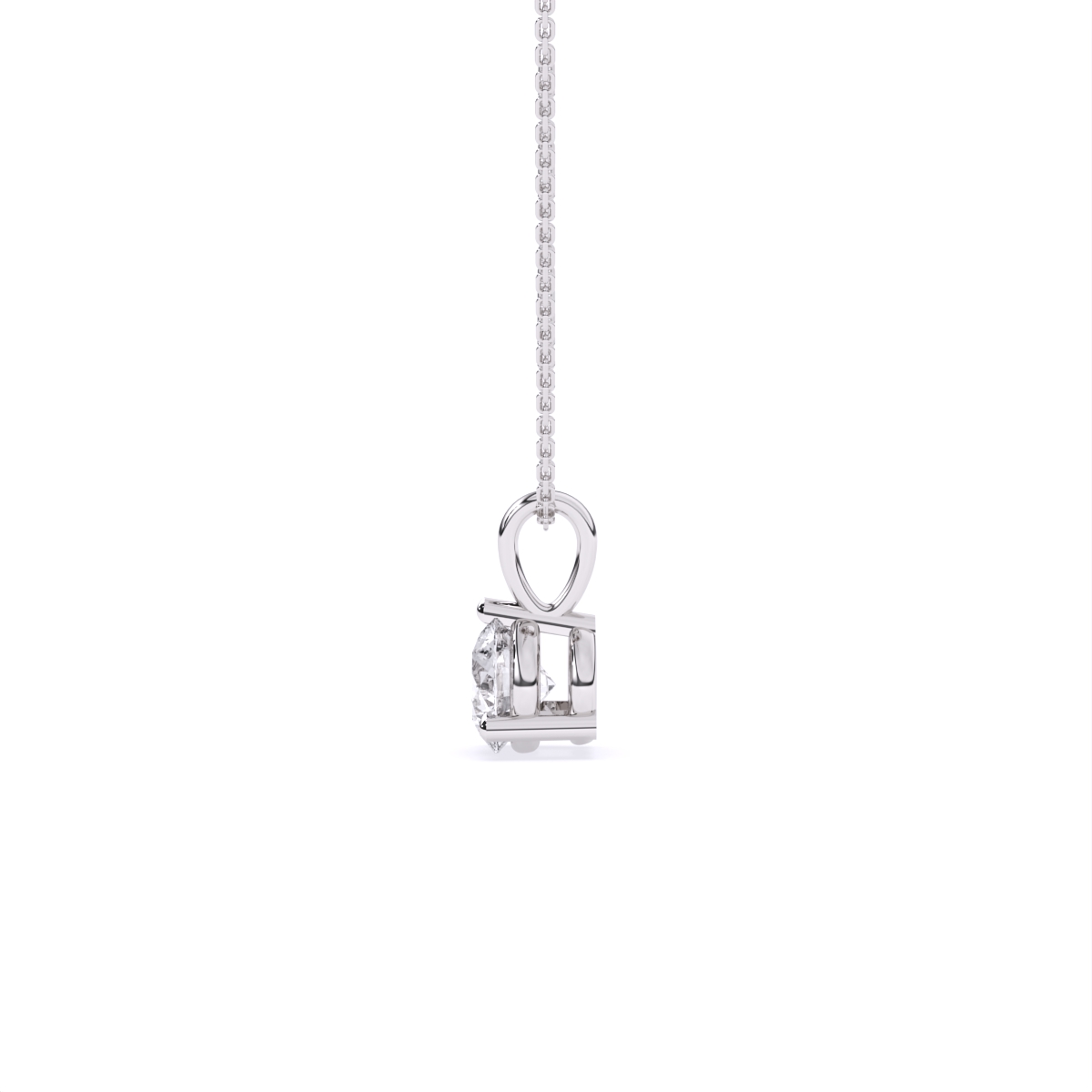 Pure Glow Solitaire Pendant