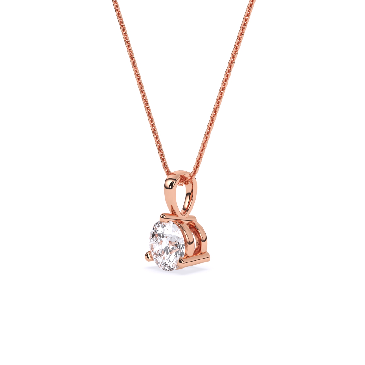Pure Glow Solitaire Pendant