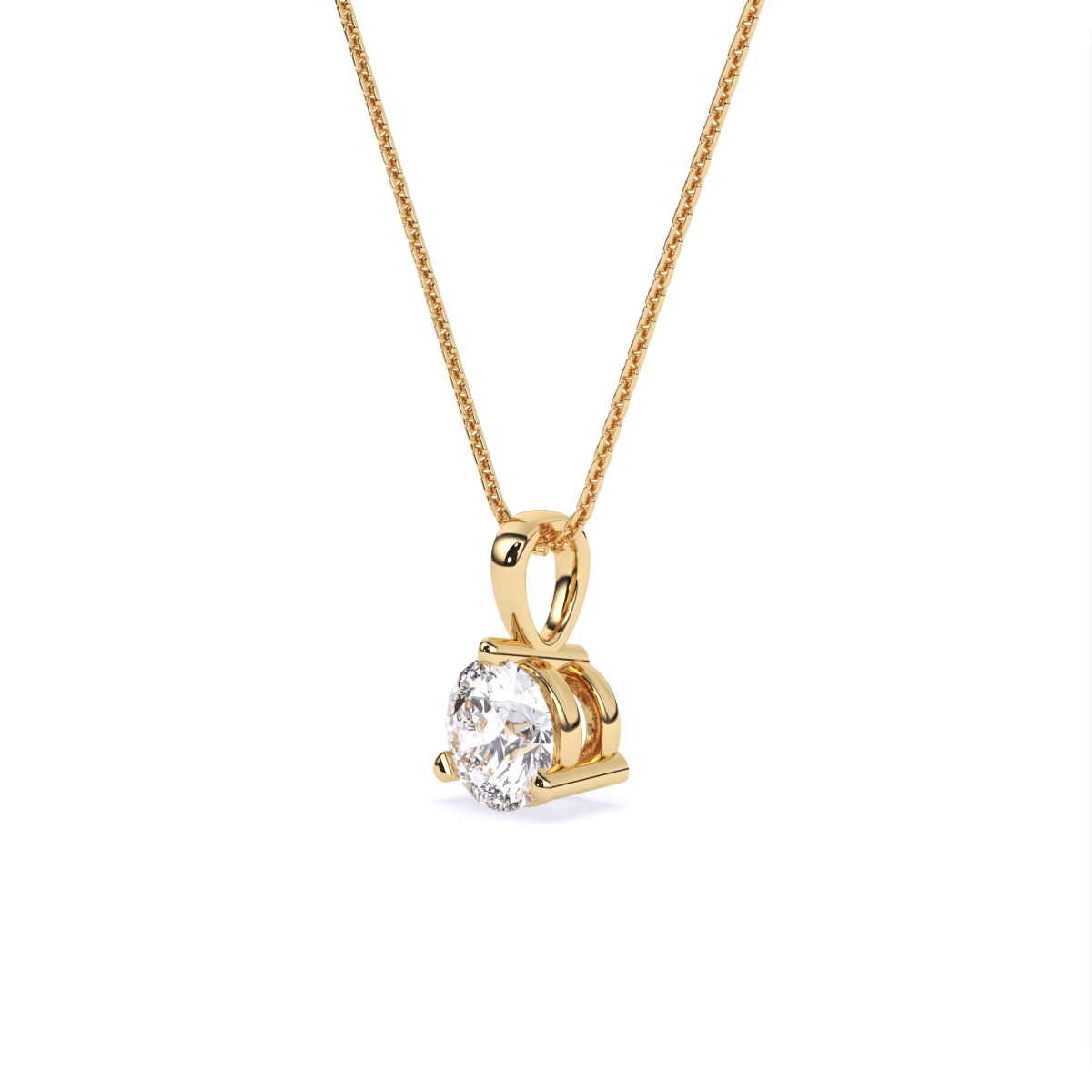 Pure Glow Solitaire Pendant