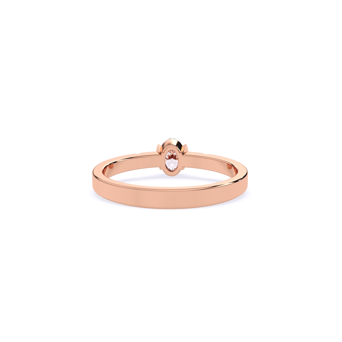 Modern Grip Set Solitaire Diamond Ring