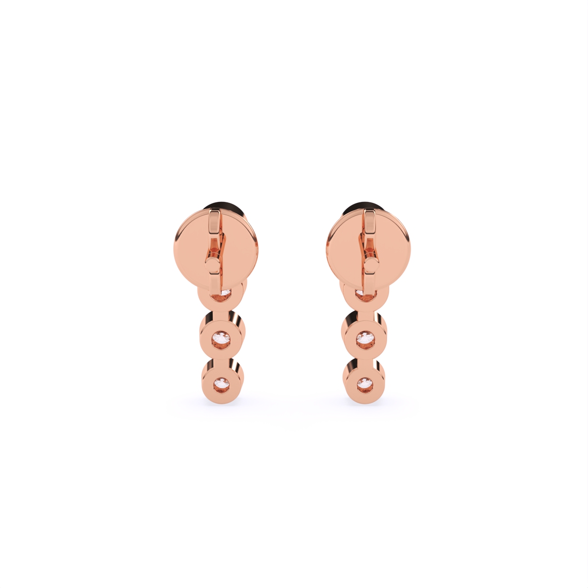 Vertical Drop Diamond Earring
