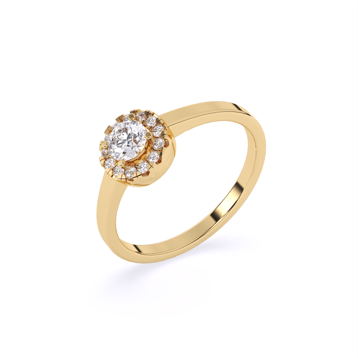 Classic Elegance Solitaire Diamond Ring