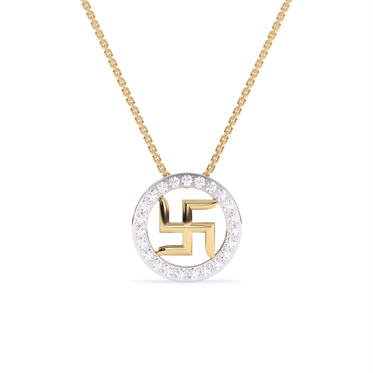 Traditional Meets Trendy – Swastik Rakhi With Positive Energy Of Lab Diamond