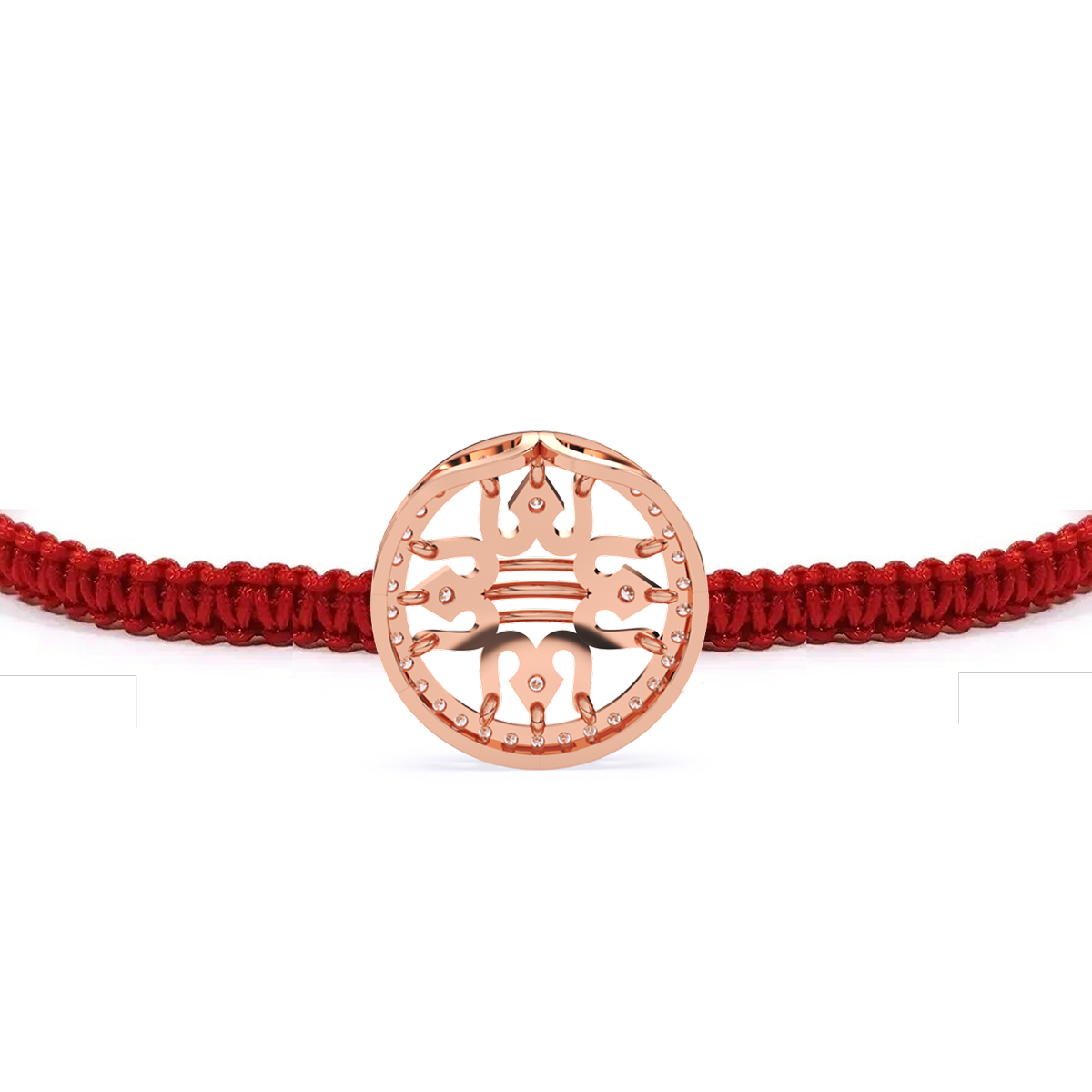 Spiritual Warrior Trishul Crown Rakhi Lab Diamond Halo with Powerful Shiv Energy