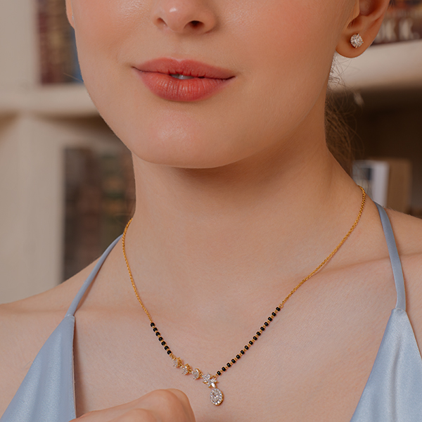 Eternal Bloom Lab Grown Diamond Mangalsutra