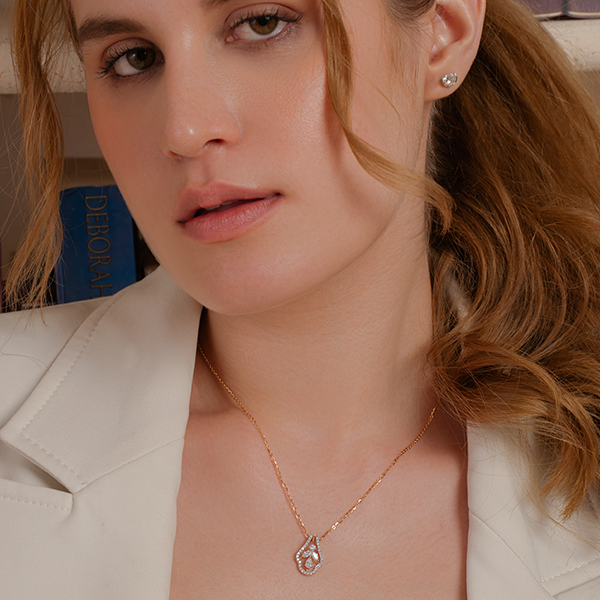 Designer Floral Lab Grown Diamond Pendant Necklace