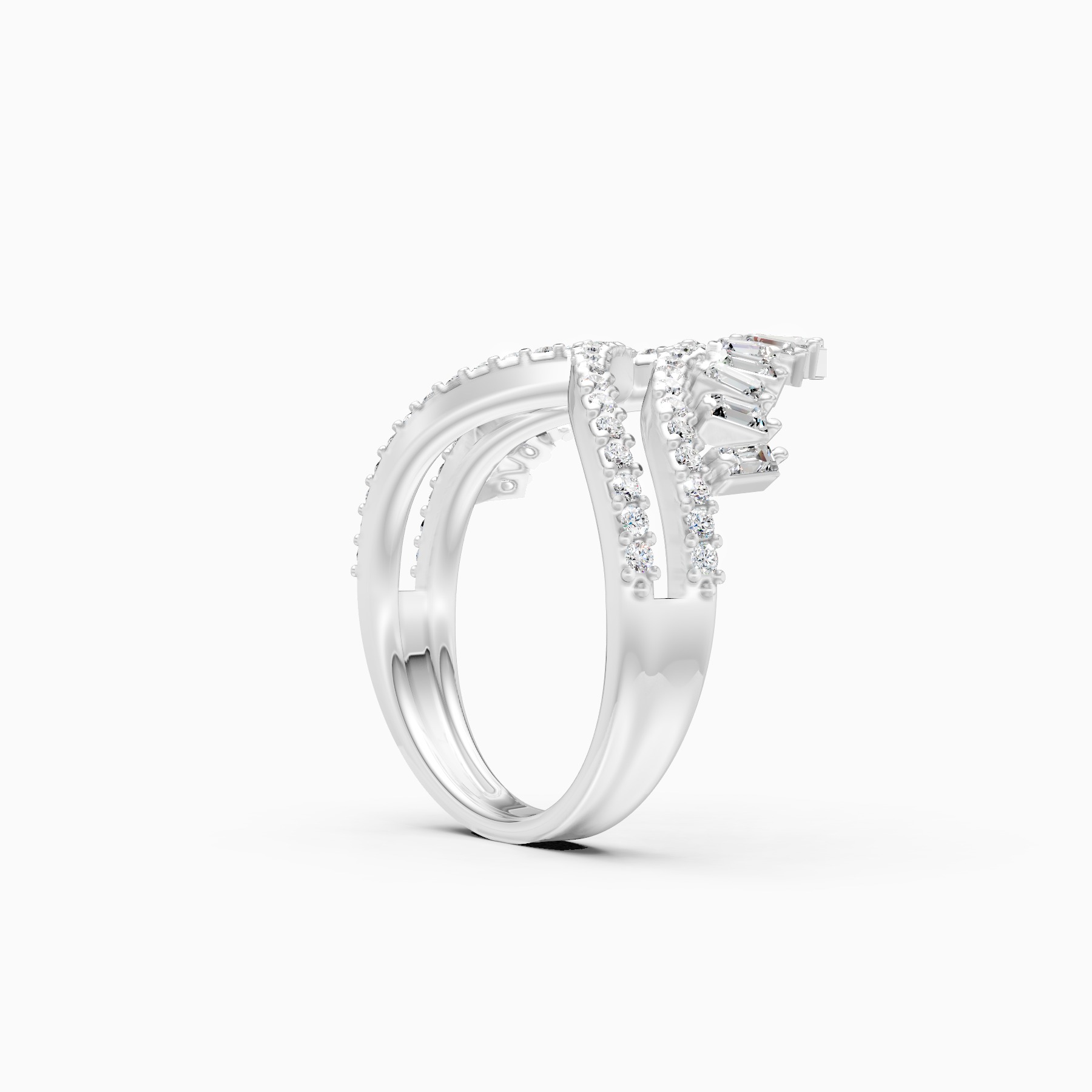 Royal Crown Style Lab Grown Diamond Ring