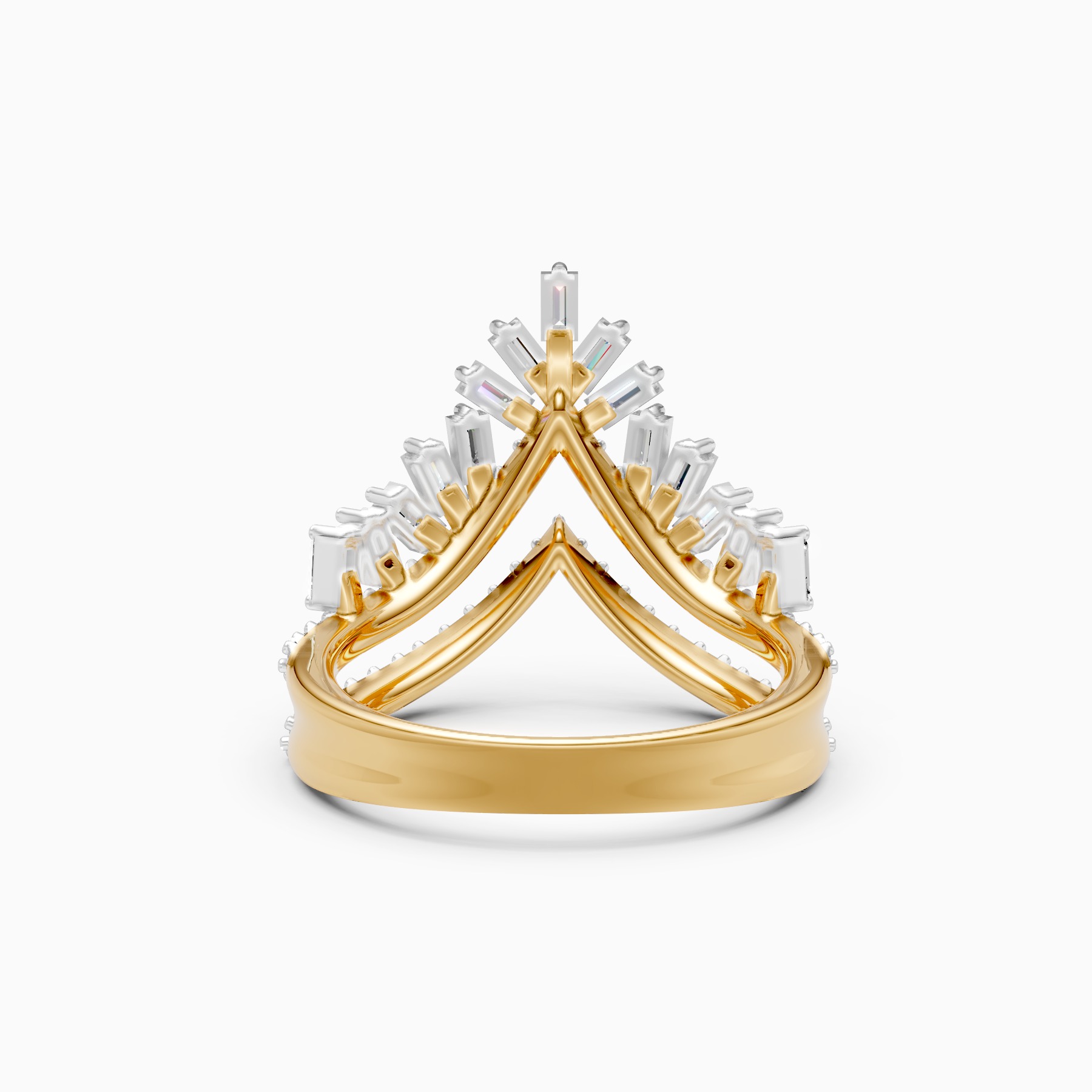 Royal Crown Style Lab Grown Diamond Ring