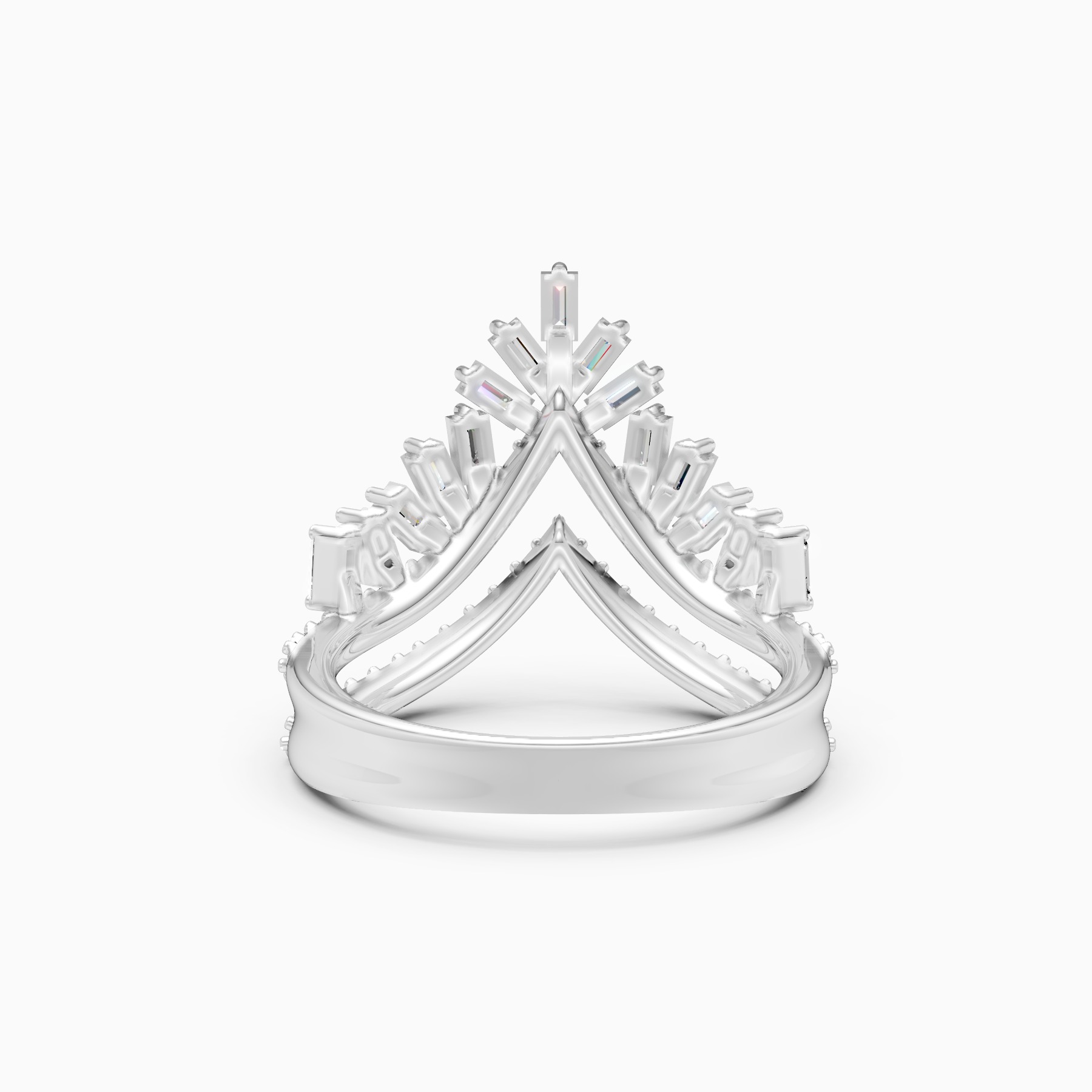 Royal Crown Style Lab Grown Diamond Ring