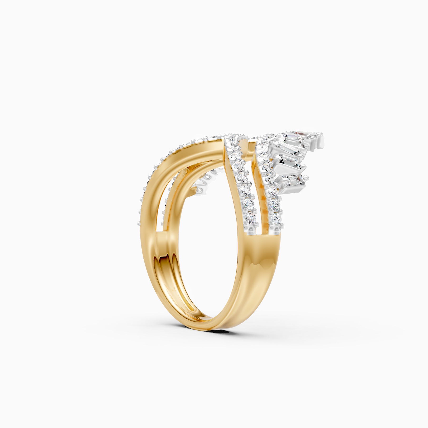 Royal Crown Style Lab Grown Diamond Ring