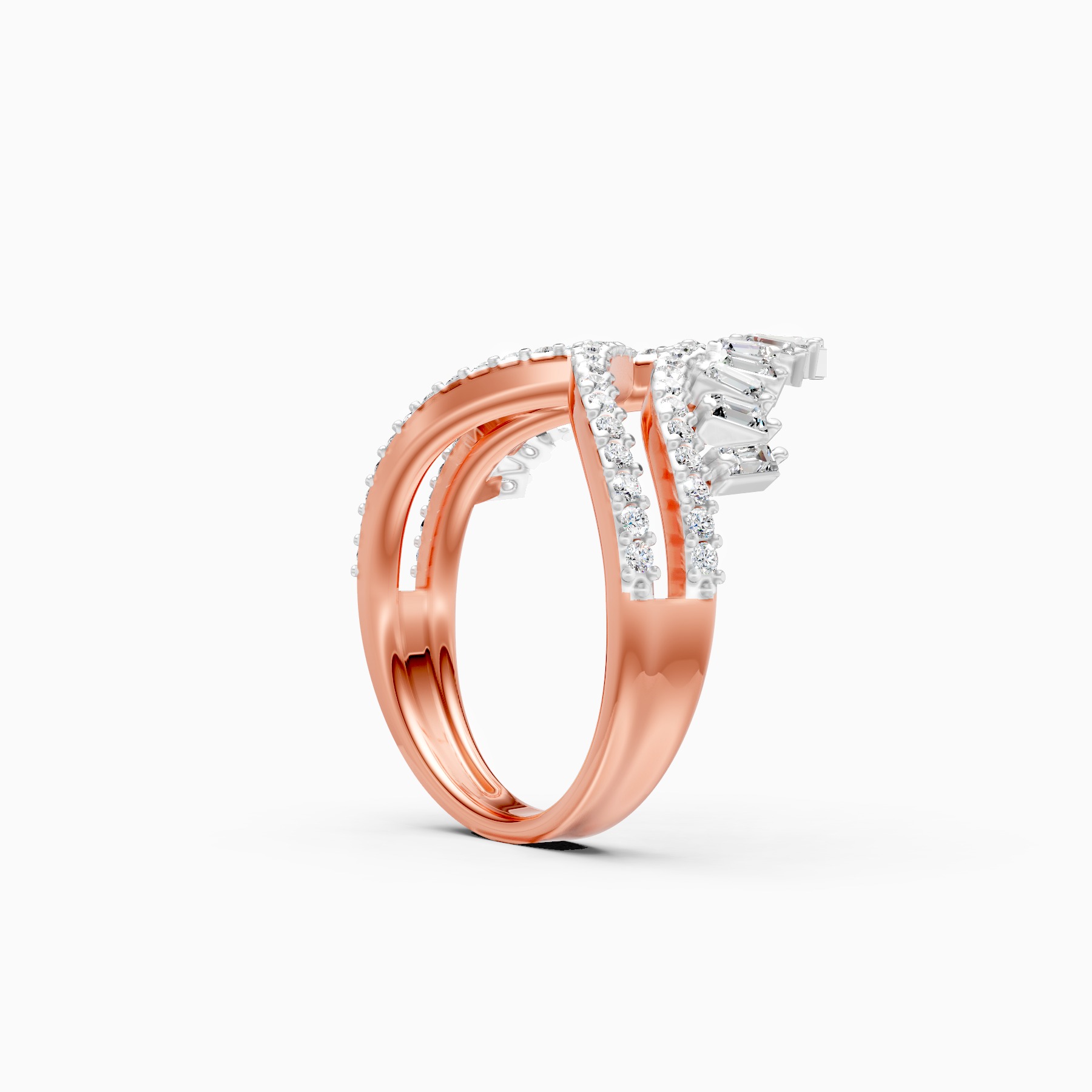 Royal Crown Style Lab Grown Diamond Ring