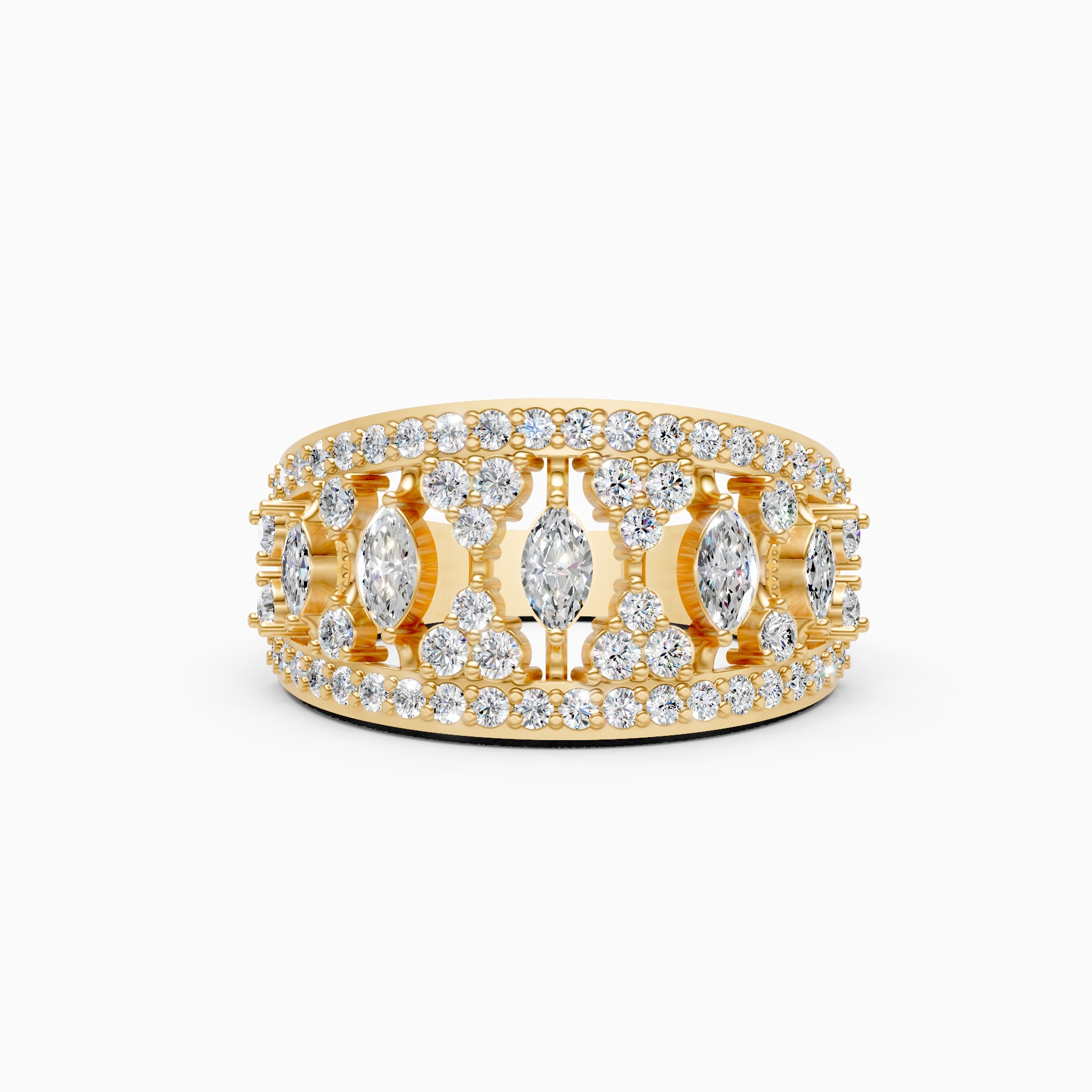 Vintage Inspired Lab Grown Diamond Ring