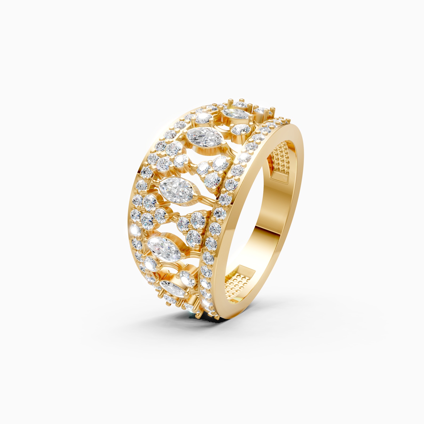 Vintage Inspired Lab Grown Diamond Ring