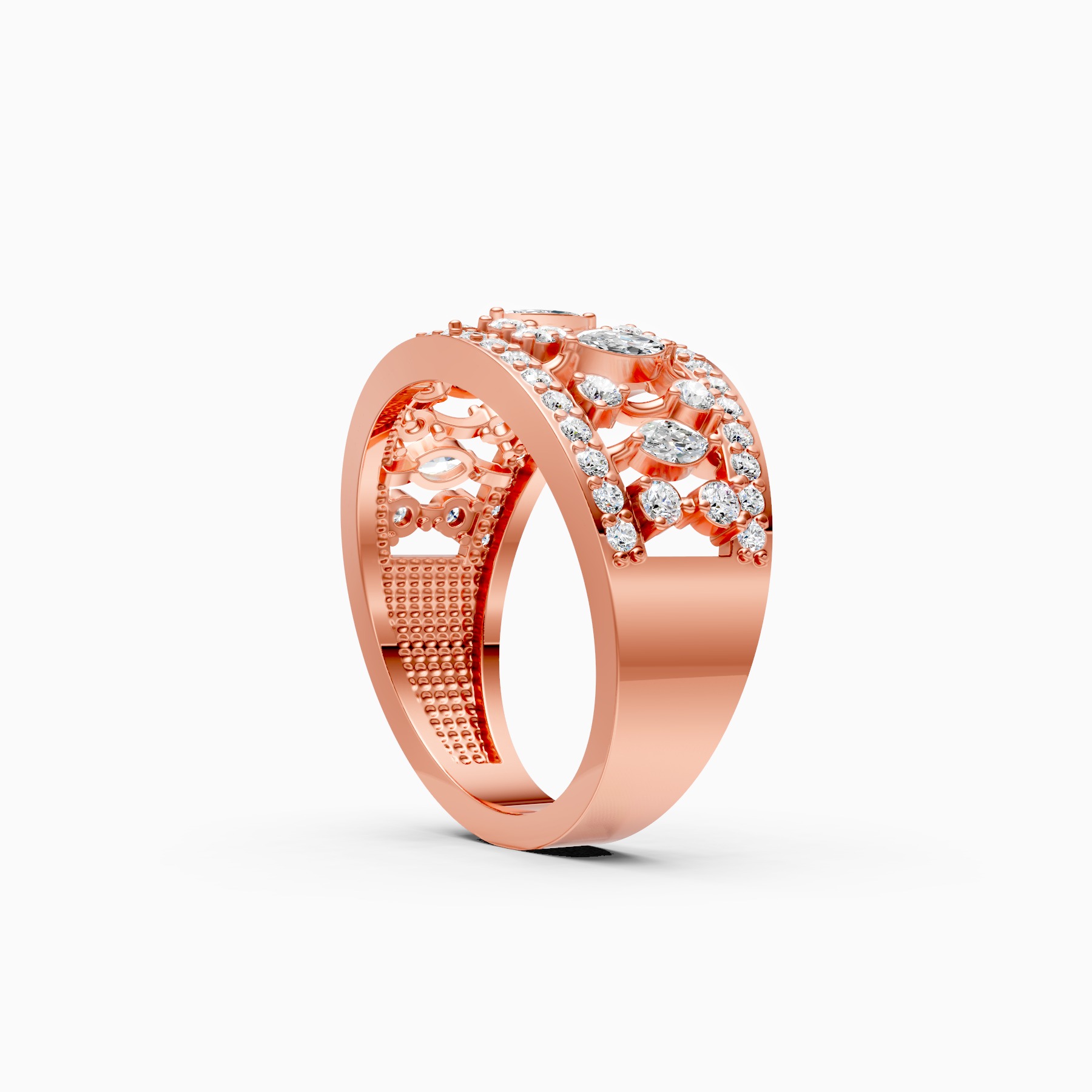 Vintage Inspired Lab Grown Diamond Ring