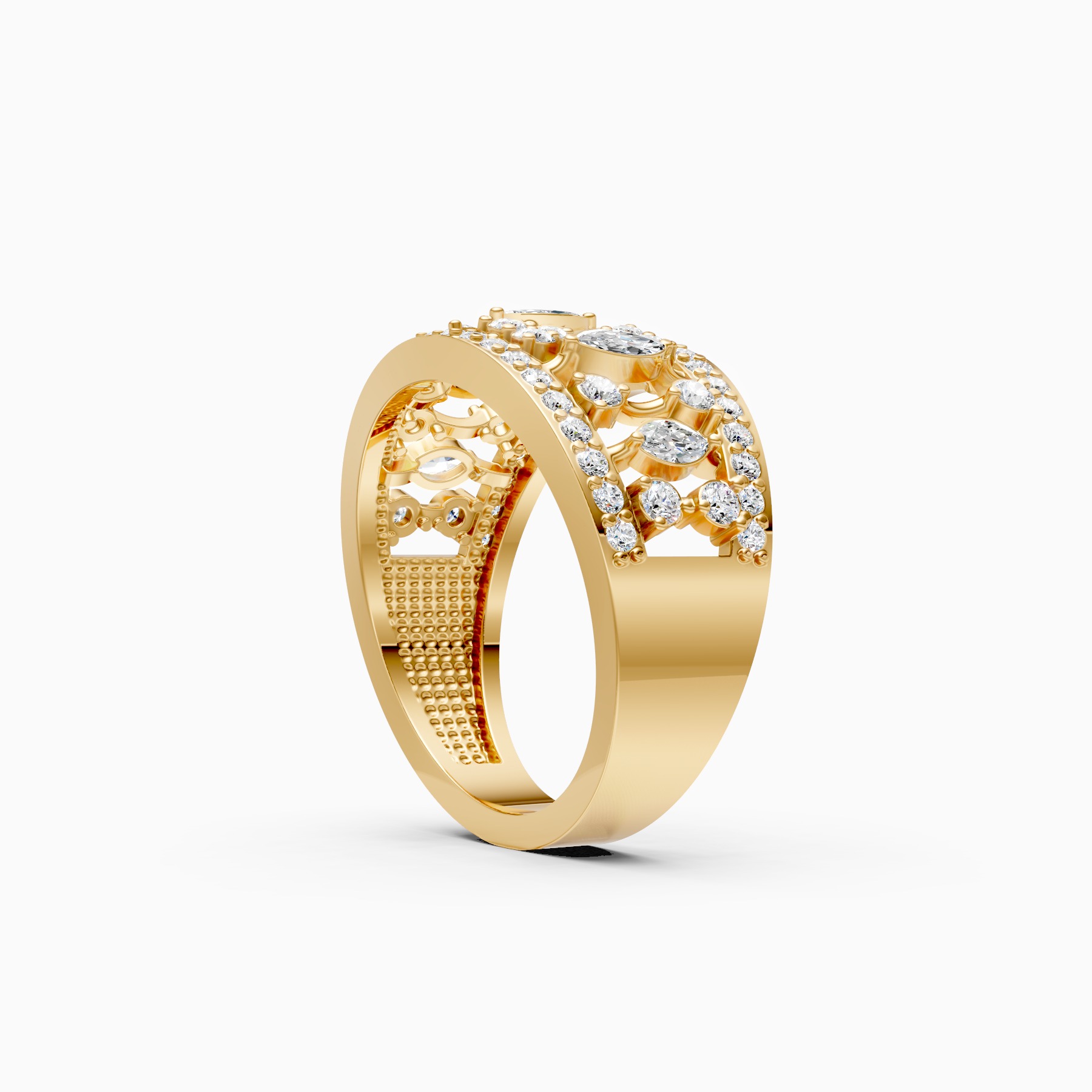 Vintage Inspired Lab Grown Diamond Ring