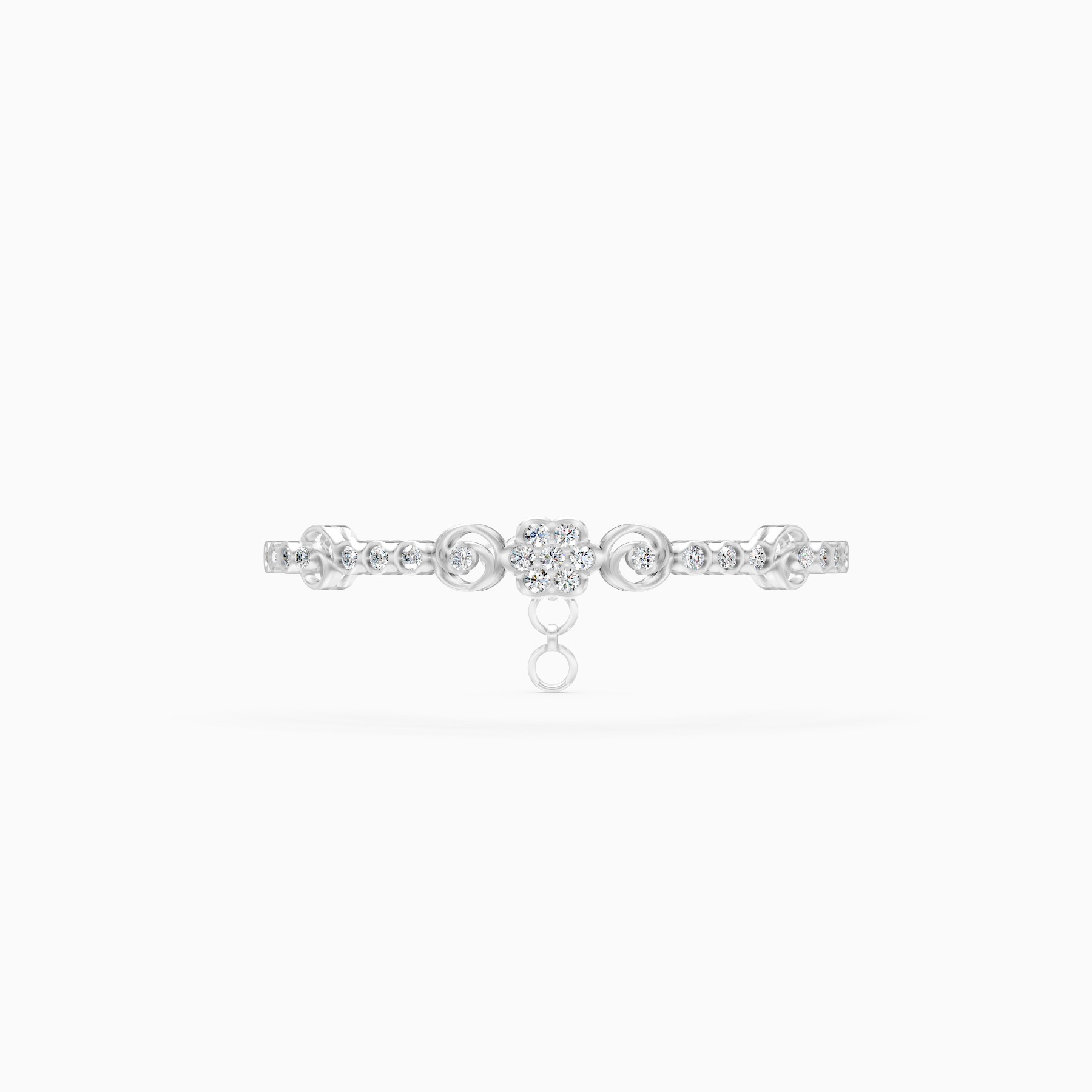 Cluster Flower Lab Grown Diamond Bracelet