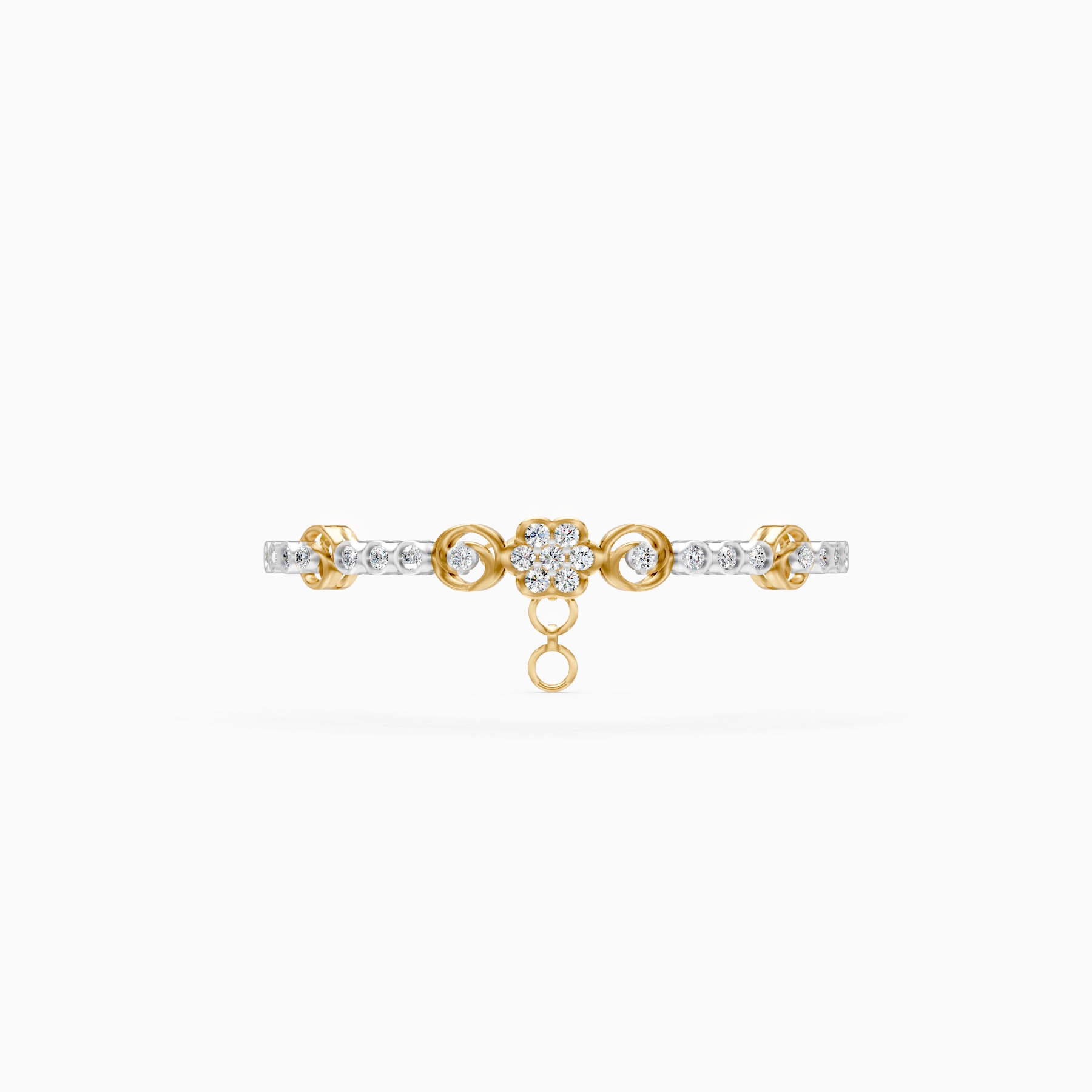 Cluster Flower Lab Grown Diamond Bracelet