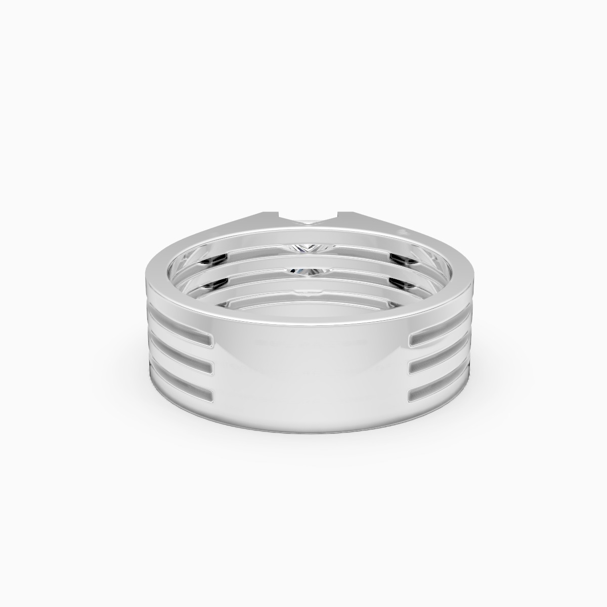 Powerful Princess Cut Lab Grown Diamond Ring
