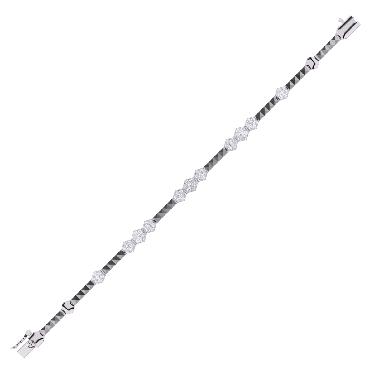 Sparkle Lab grown Diamond Charm Women's Bracelet
